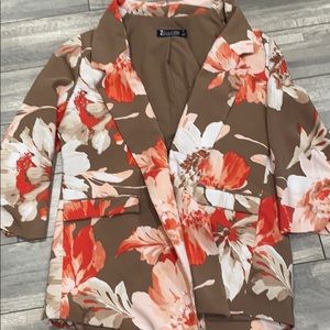 NY&COMPANY floral blazer